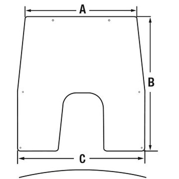 Aftermarket Glass Windshield, Fixed Panorama A-L213348 - main